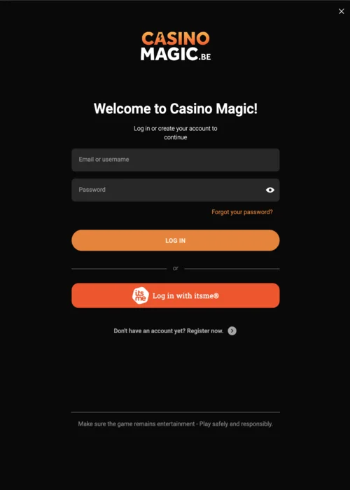 MagicWins Casino magische inlog met toverachtige beveiliging en instant toegang