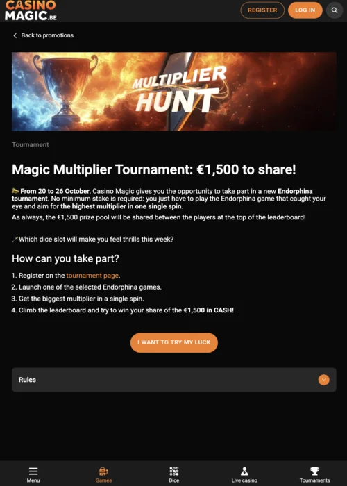 MagicWins Casino salle de jeux met live dealers en betoverende tafelspellen